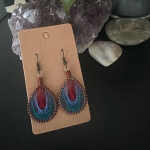 NEW Wire Wrap & Thread Boho Earrings ✨❤️✨